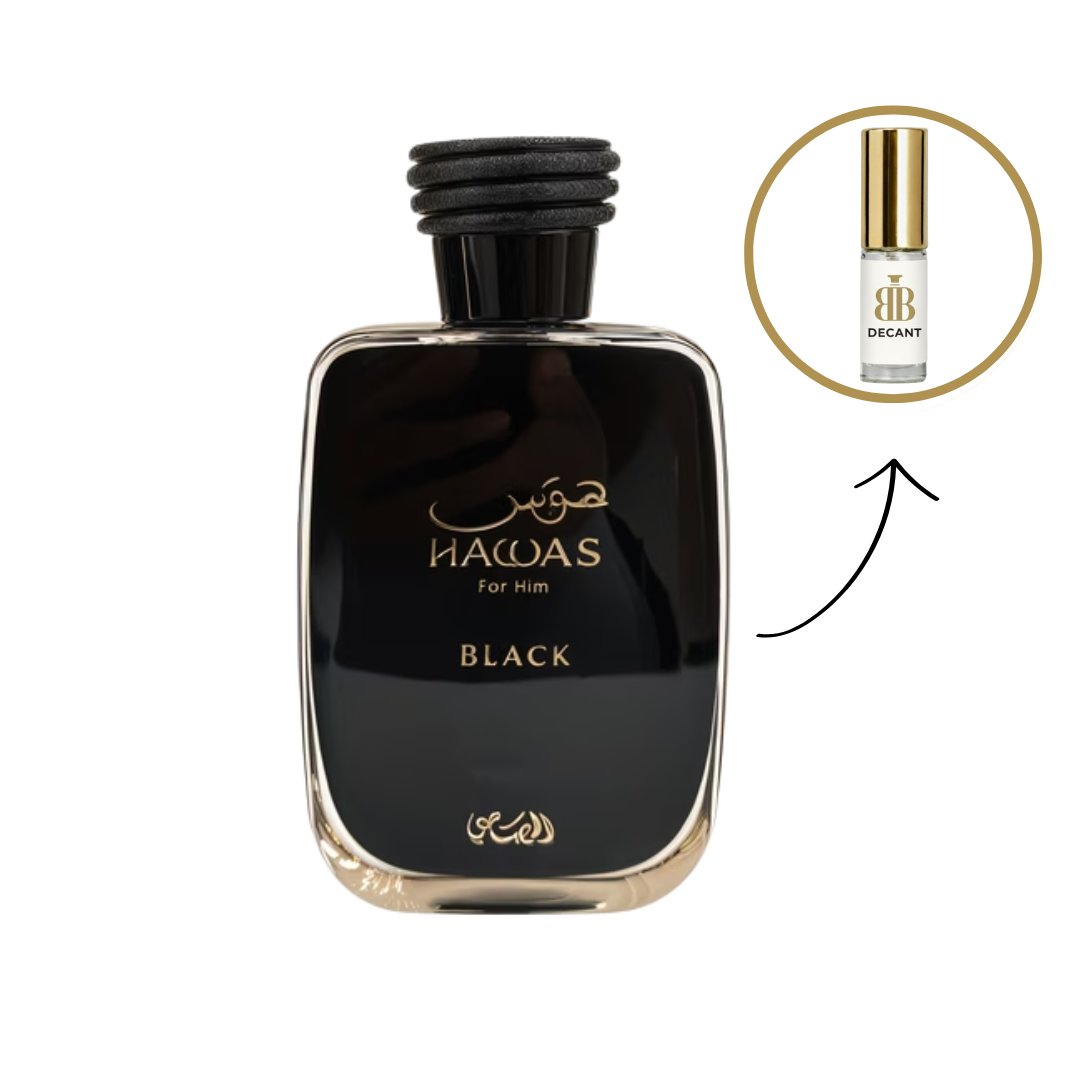 Decant- Hawas Black de Rasasi