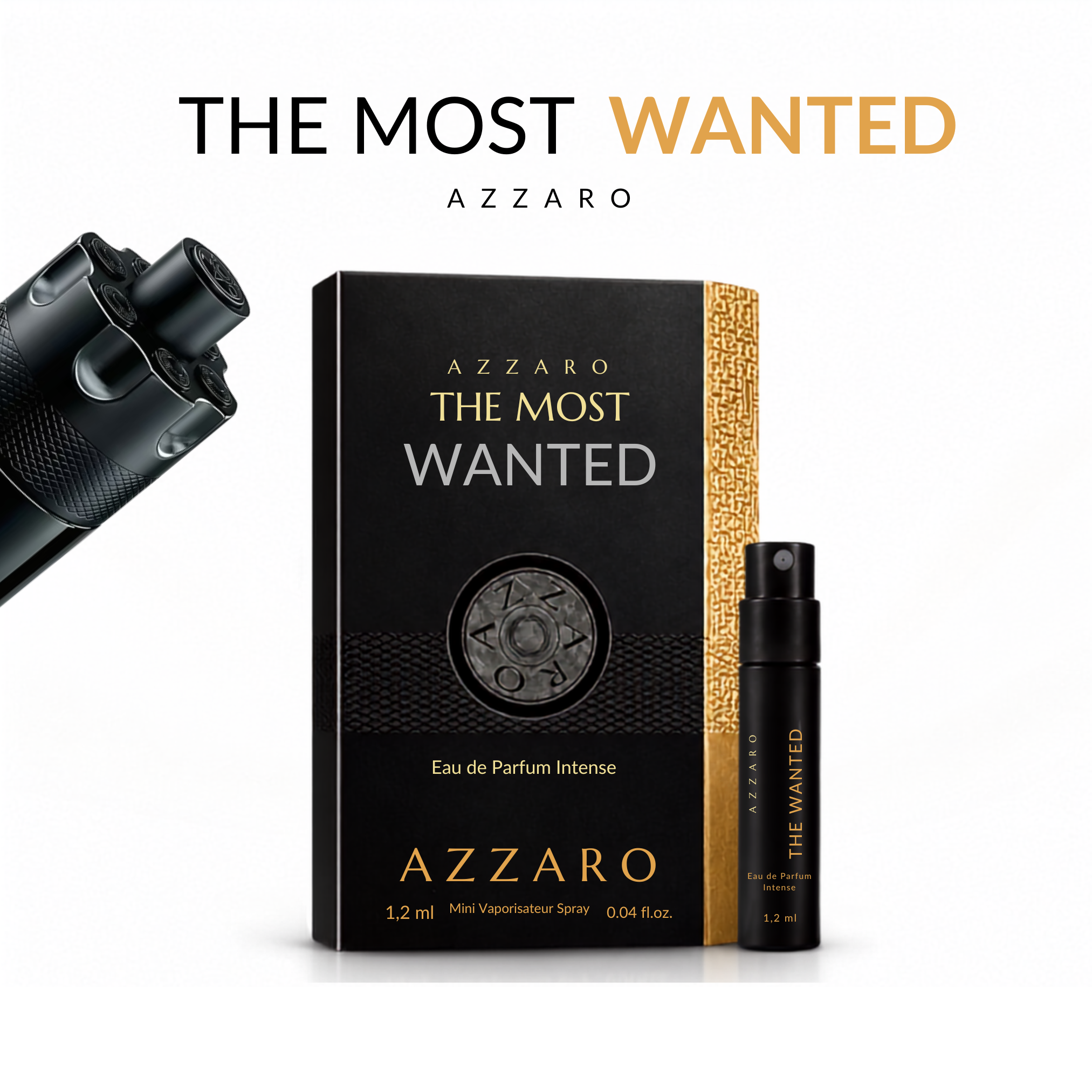 Amostra oficial -  Azzaro The Most Wanted- 1.2ML