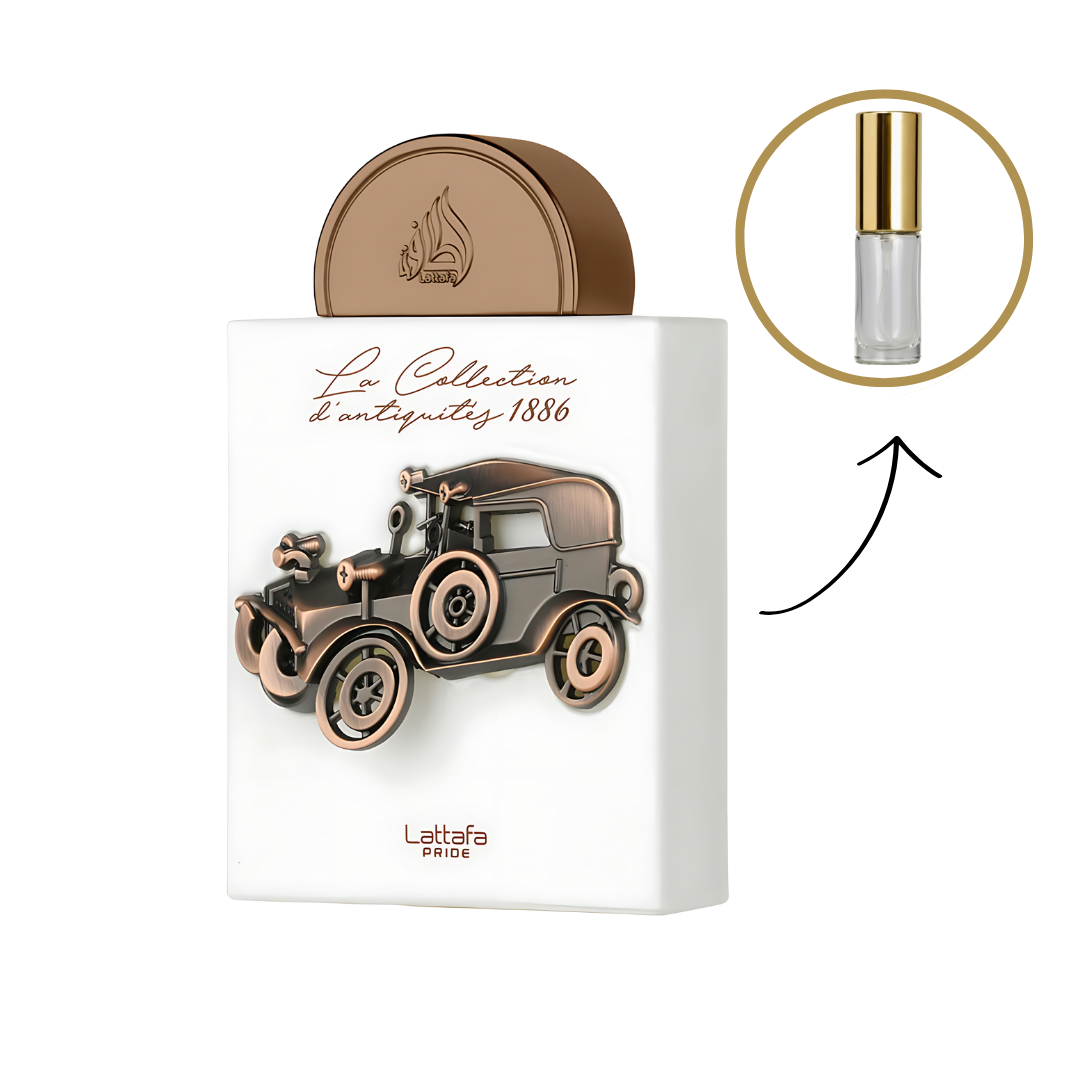 Decant-  La Collection D'antiquités 1886- linha Exclusiva Pride Lattafa