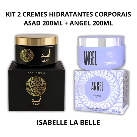 Kit 2 Unid Creme Hidratante Árabe Isabelle Asad + Angel