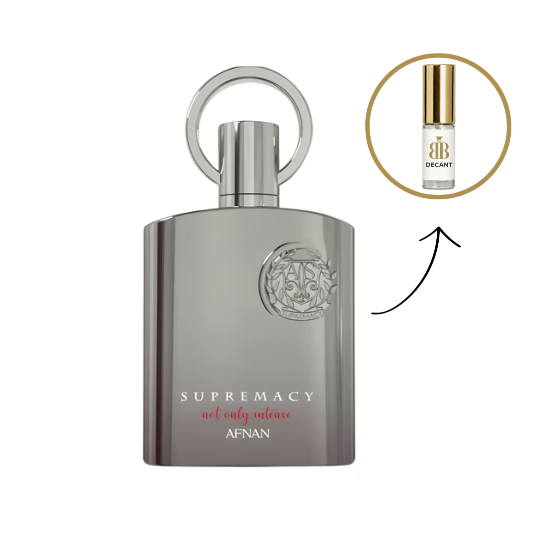 Decant Supremacy Not Only Intense Afnan