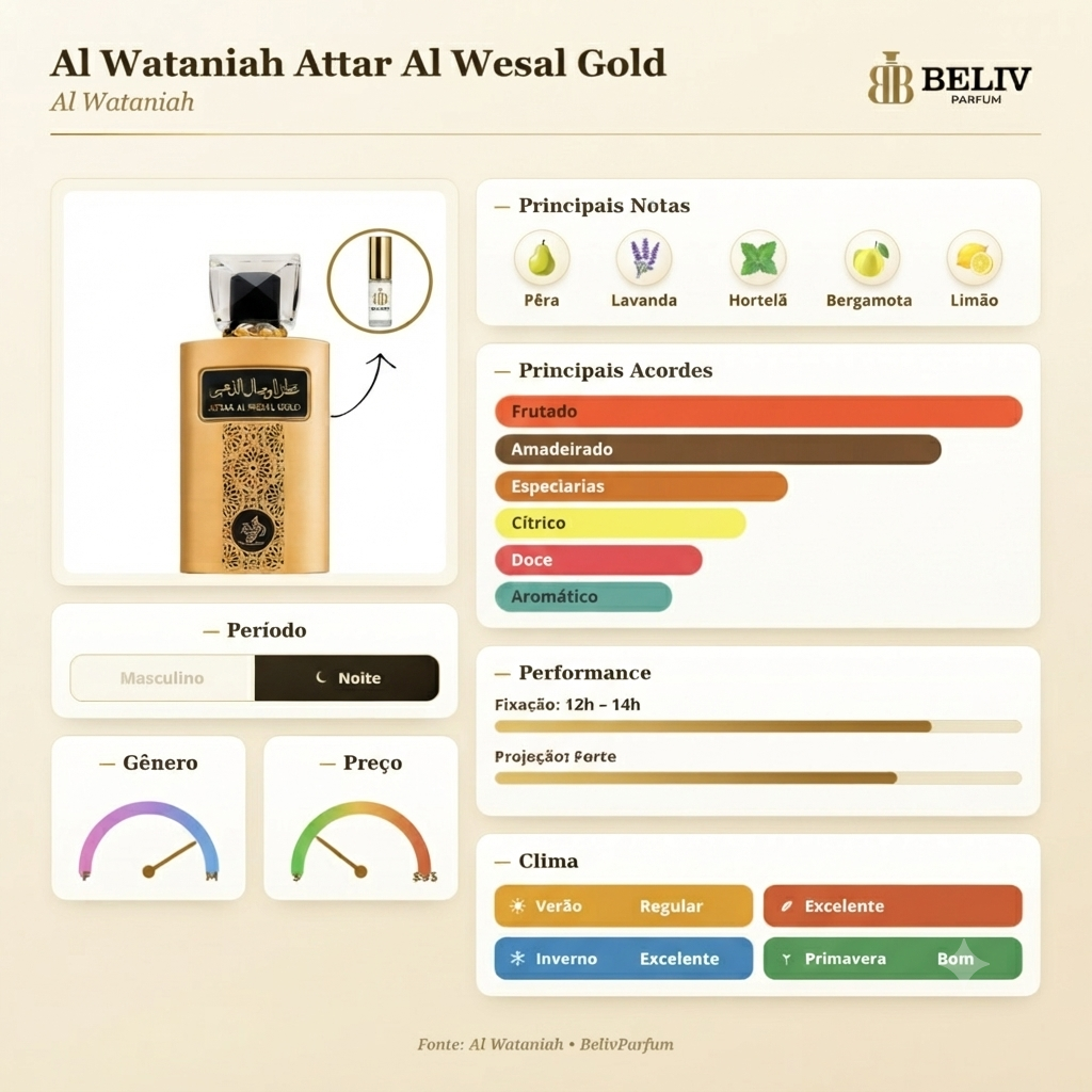 Decant- Attar Al Wesal  Gold - Al Wataniah