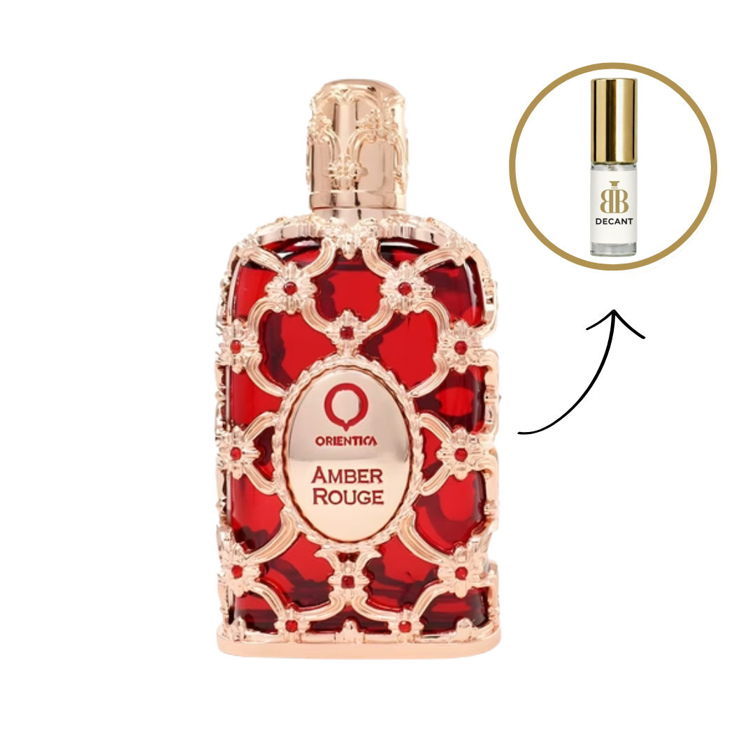 Decant- Amber Rouge linha luxo Orientica