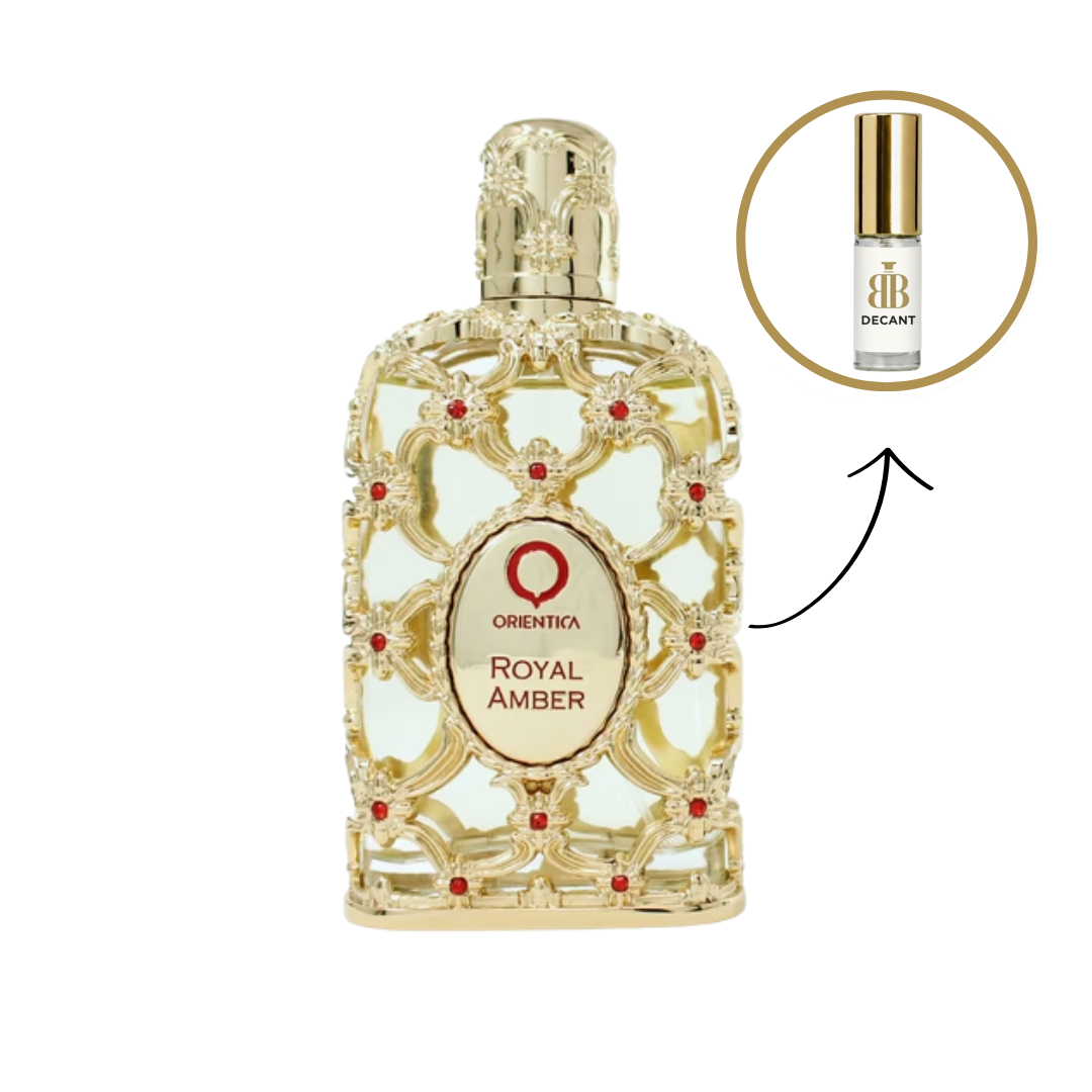Decant- Royal Amber linha luxo de Orientica