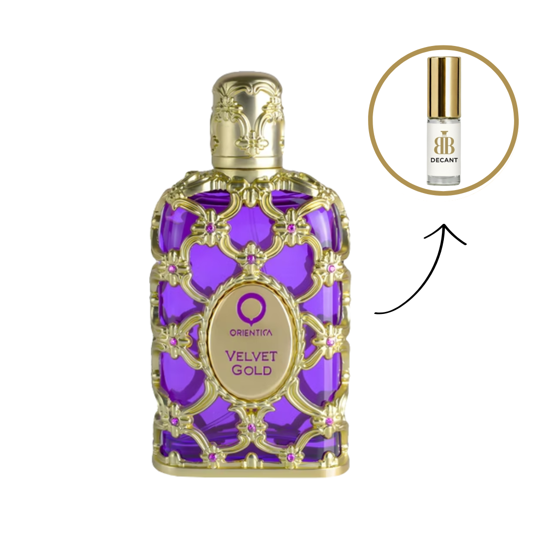 Decant- Velvet Gold linha Luxo de Orientica