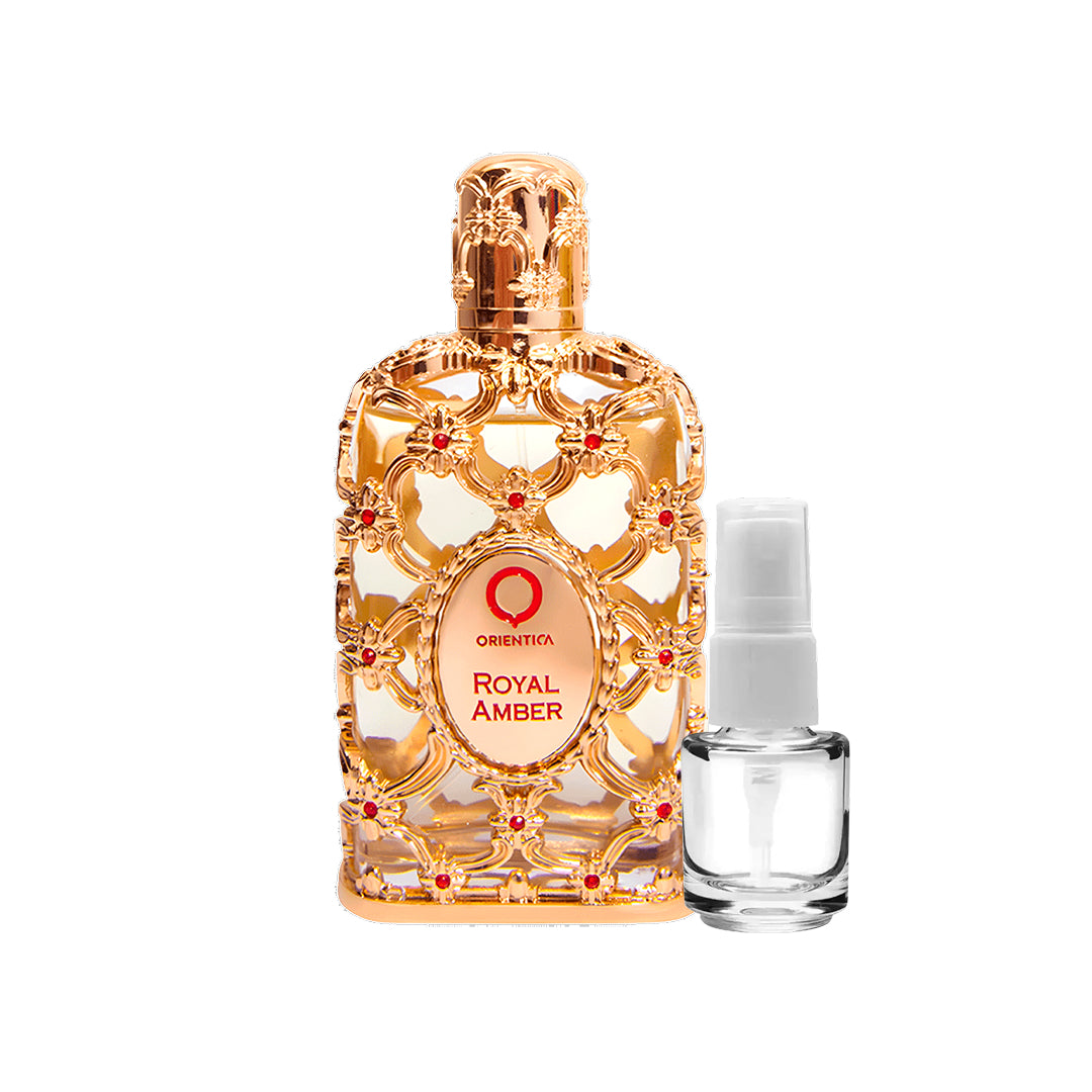 Combo Afrodisíaco - Fakhar Rose Lattafa | Sabah Al Ward Al Wataniah | Royal Amber Orientica (3 Decants de 5ml cada)